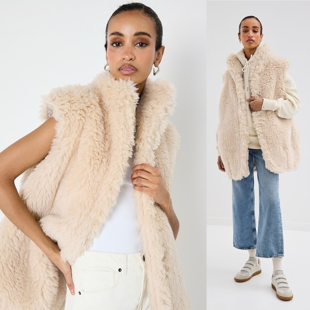 Conner Ives | NWT! Fur Chubby Gilet Size: Medium - Picture 2 of 9